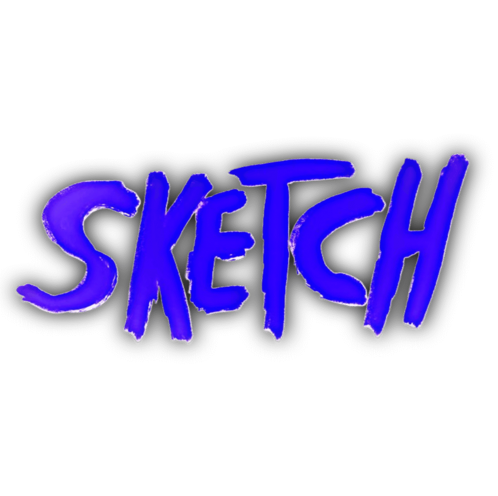Sketch movie title logo in bold, stylized purple lettering on a black background, promoting upcoming showings at Worm Creek Opera House in Preston, Idaho.