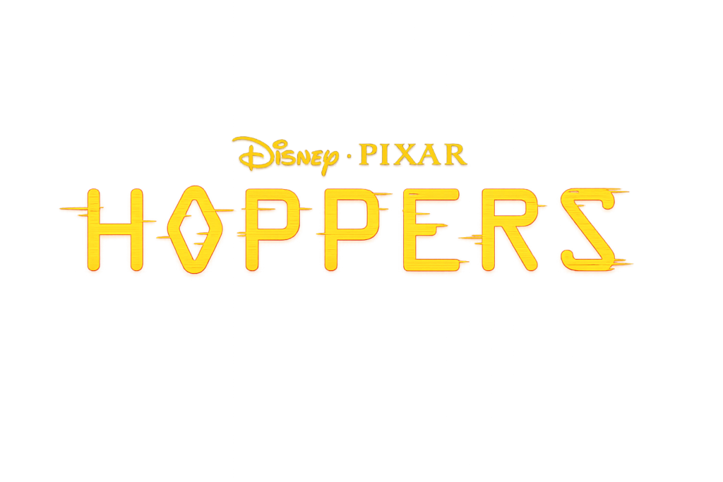 Disney Pixar Hoppers title logo showing at Worm Creek Opera House in Preston Idaho