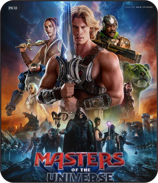 Promotional poster for Masters of the Universe at Worm Creek Opera House in Preston, Idaho. Presented by The Franklin County Theatre Arts Council, showing June 5th, 6th, 8th, 12th, 13th, & 15th with doors opening at 6:30pm.