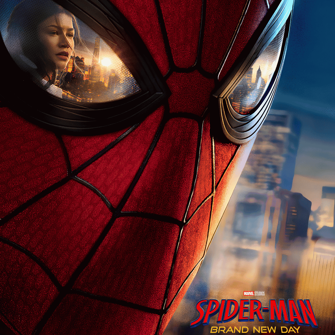 Promotional poster for Spider-Man: Brand New Day at Worm Creek Opera House in Preston, Idaho. Presented by The Franklin County Theatre Arts Council, with doors opening 30 minutes before show starts.